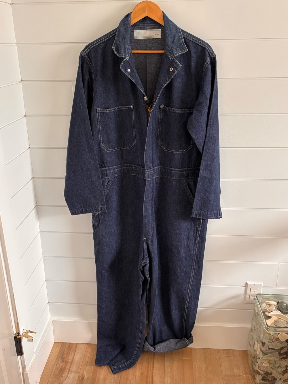 VTG 50s M. Setlow Workwear Denim Coveralls Jumpsuit WPL 7796 Sz 42
